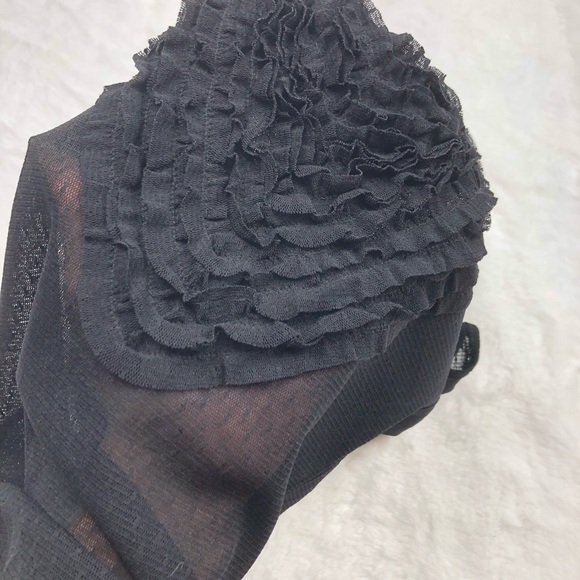 bebe mesh dot tank top sz XS - Picture 5 of 8